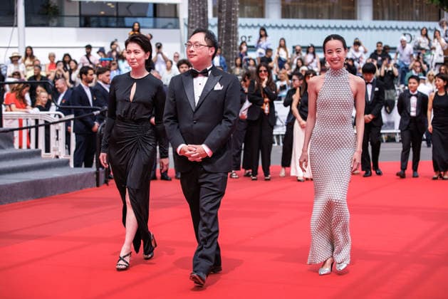 May 13, 2026, Cannes, France: Takako Matsu, Koji Fukada and Shizuka Ishibashi attend the red carpet of Nagi Notes at the 79th Cannes Film Festival. Cannes France  - ZUMAs197 20260513_aaa_s197_139 Copyright: xMarcoxBaradax