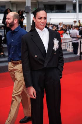 May 13, 2026, Cannes, France: Algerian gold medalist boxer Imane Khelif attends the red carpet of Nagi Notes at the 79th Cannes Film Festival. Cannes France  - ZUMAs197 20260513_aaa_s197_143 Copyright: xMarcoxBaradax