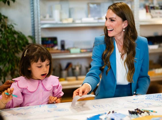 . 13 05 2026. Reggio Emilia, Italy. Kate Middleton. the Princess of Wales, during a visit the Scuola Comunale d infanzia Anna Frank pre school in Reggio Emilia on day one of her visit to Italy.  xi-Imagesx xPoolx IIM-26766-0272