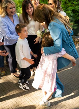 . 13 05 2026. Reggio Emilia, Italy. Kate Middleton. the Princess of Wales, during a visit the Scuola Comunale d infanzia Anna Frank pre school in Reggio Emilia on day one of her visit to Italy.  xi-Imagesx xPoolx IIM-26766-0276