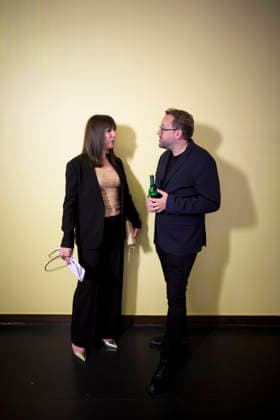 Verleihung Deutscher Podcast Award 2026. Ilka Lorenzen, Redakteurin und Produzentin von Podcasts, und Paul Ronzheimer. Berlin, 13.05.2026. Berlin Deutschland Copyright: xDominikxButzmannx