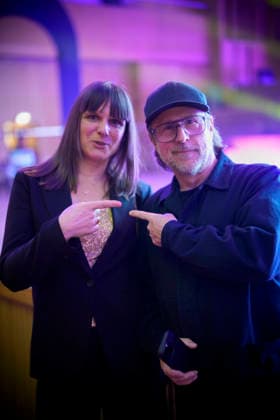 Verleihung Deutscher Podcast Award 2026. Ilka Lorenzen, Redakteurin und Produzentin von Podcasts und Bjarne Maedel. Berlin, 13.05.2026. Berlin Deutschland Copyright: xDominikxButzmannx