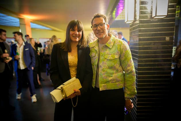 Verleihung Deutscher Podcast Award 2026. Ilka Lorenzen, Redakteurin und Produzentin von Podcasts und Brix Schaumburg. Berlin, 13.05.2026. Berlin Deutschland Copyright: xDominikxButzmannx