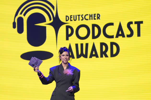 Verleihung Deutscher Podcast Award 2026. Salva Houmsi. Berlin, 13.05.2026. Berlin Deutschland Copyright: xDominikxButzmannx