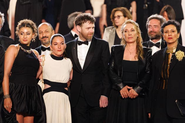 Emma Boumali, Mickaëlle Paty sister of Samuel Paty , Antoine Reinartz, Emmanuelle Bercot, Mounira Barbouch Descente des marches du film Labandon lors du 79ème Festival International du Film de Cannes, le 13 mai 2026 Jacovides Moreau Bestimage People leaving the red carpet for Forsaken at the 79th Cannes International Film Festival on May 13, 2026 Cannes France  Copyright: xJACOVIDES-MOREAUx xBESTIMAGExJACOVIDES-MOREAUx xBESTIMAGEx