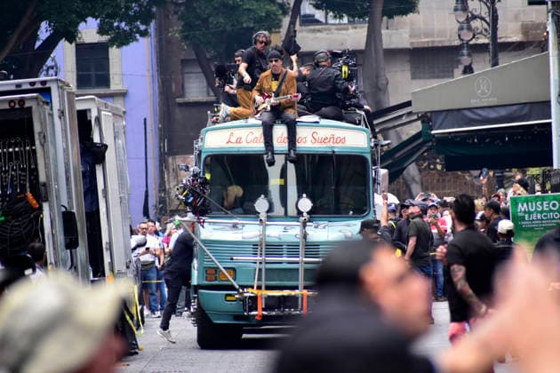 May 13, 2026, Mexico City, Ciudad de Mexico, Mexico: The Edge, guitarist of the Irish band U2, at the filming set for the upcoming music video Street of Dreams in Mexico City Downtown. on May 13, 2026 in Mexico City, Mexico. Mexico City Mexico - ZUMAe321 20260513_zea_e321_012 Copyright: xLuisxBarronx