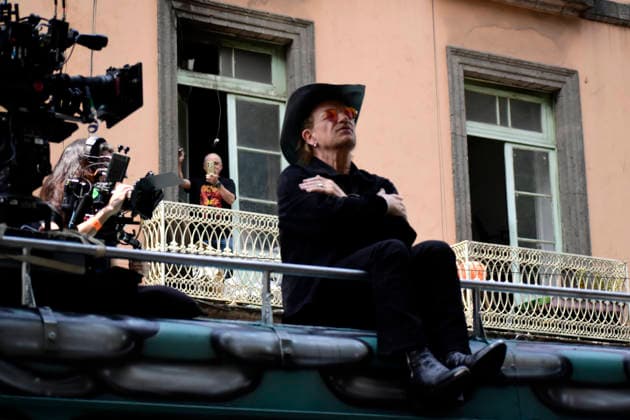May 13, 2026, Mexico City, Ciudad de Mexico, Mexico: Bono lead of the Irish band U2, at the filming set for the upcoming music video Street of Dreams in Mexico City Downtown. on May 13, 2026 in Mexico City, Mexico. Mexico City Mexico - ZUMAe321 20260513_zea_e321_013 Copyright: xLuisxBarronx
