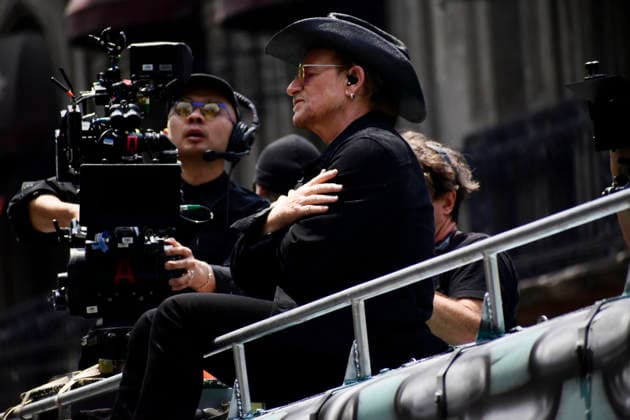 May 13, 2026, Mexico City, Ciudad de Mexico, Mexico: Bono lead of the Irish band U2, at the filming set for the upcoming music video Street of Dreams in Mexico City Downtown. on May 13, 2026 in Mexico City, Mexico. Mexico City Mexico - ZUMAe321 20260513_zea_e321_024 Copyright: xLuisxBarronx