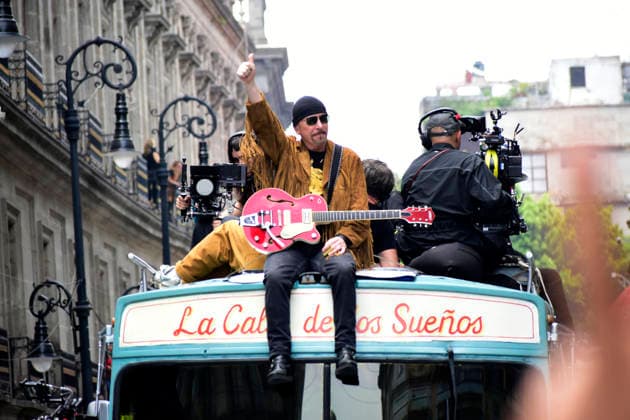 May 13, 2026, Mexico City, Ciudad de Mexico, Mexico: The Edge, guitarist of the Irish band U2, at the filming set for the upcoming music video Street of Dreams in Mexico City Downtown. on May 13, 2026 in Mexico City, Mexico. Mexico City Mexico - ZUMAe321 20260513_zea_e321_030 Copyright: xLuisxBarronx