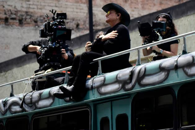 May 13, 2026, Mexico City, Ciudad de Mexico, Mexico: Bono lead of the Irish band U2, at the filming set for the upcoming music video Street of Dreams in Mexico City Downtown. on May 13, 2026 in Mexico City, Mexico. Mexico City Mexico - ZUMAe321 20260513_zea_e321_032 Copyright: xLuisxBarronx