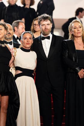 79ème Festival International du Film de Cannes Montée des marches du film LAbandon 79th International Cannes Film Festival Red Carpet with Forsaken movie 455947 2026 05 13 Cannes France Paty, Mickaelle Reinartz, Antoine Bercot, Emmanuelle  Copyright: xIvankaxVoisinx xStarfacex STAR_455947_030