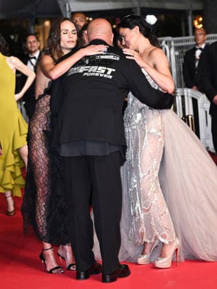IPA84659013 - Cannes, 79th Cannes Film Festival 2026, evening 1 - red carpet of The Fast And The Furious. Pictured are Jordana Brewster, Vin Diesel, Michelle Rodriguez  Copyright: xSimonexComix xPoolxPhotoxEventsx07x 84659013