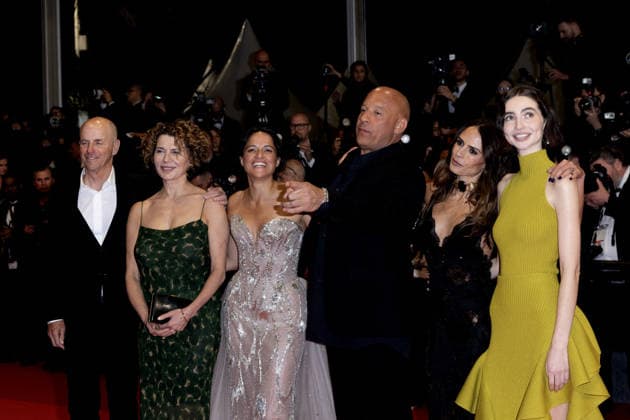 Neal H Moritz, Dame Donna Langley, Michelle Rodriguez, Vin Diesel, Jordana Brewster, Meadow Walker Montée des marches du film The Fast and the Furious lors du 79ème Festival International du Film de Cannes, le 13 mai 2026 Olivier Borde Bestimage Red carpet for The Fast and the Furious at the 79th Cannes International Film Festival on May 13, 2026 Cannes France  Copyright: xOLIVIERxBORDEx xBESTIMAGExOLIVIERxBORDEx xBESTIMAGEx