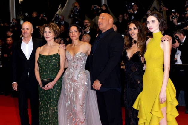 Neal H Moritz, Dame Donna Langley, Michelle Rodriguez, Vin Diesel, Jordana Brewster, Meadow Walker Montée des marches du film The Fast and the Furious lors du 79ème Festival International du Film de Cannes, le 13 mai 2026 Olivier Borde Bestimage Red carpet for The Fast and the Furious at the 79th Cannes International Film Festival on May 13, 2026 Cannes France  Copyright: xOLIVIERxBORDEx xBESTIMAGExOLIVIERxBORDEx xBESTIMAGEx
