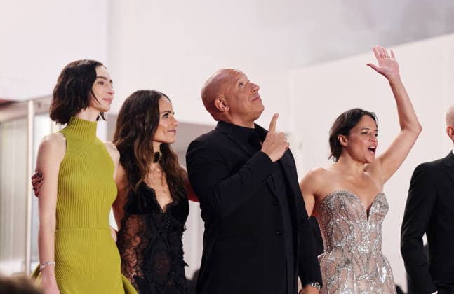 Meadow Walker, Jordana Brewster, Vin Diesel, Michelle Rodriguez Montée des marches du film The Fast and the Furious lors du 79ème Festival International du Film de Cannes, le 13 mai 2026 Jacovides Moreau Bestimage Red carpet for The Fast and the Furious at the 79th Cannes International Film Festival on May 13, 2026 Cannes France  Copyright: xJACOVIDES-MOREAUx xBESTIMAGExJACOVIDES-MOREAUx xBESTIMAGEx