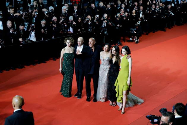 Dame Donna Langley, Neal H Moritz, Vin Diesel, Michelle Rodriguez, Jordana Brewster, Meadow Walker Montée des marches du film The Fast and the Furious lors du 79ème Festival International du Film de Cannes, le 13 mai 2026 Jacovides Moreau Bestimage Red carpet for The Fast and the Furious at the 79th Cannes International Film Festival on May 13, 2026 Cannes France  Copyright: xJACOVIDES-MOREAUx xBESTIMAGExJACOVIDES-MOREAUx xBESTIMAGEx