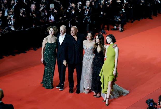 Dame Donna Langley, Neal H Moritz, Vin Diesel, Michelle Rodriguez, Jordana Brewster, Meadow Walker Montée des marches du film The Fast and the Furious lors du 79ème Festival International du Film de Cannes, le 13 mai 2026 Jacovides Moreau Bestimage Red carpet for The Fast and the Furious at the 79th Cannes International Film Festival on May 13, 2026 Cannes France  Copyright: xJACOVIDES-MOREAUx xBESTIMAGExJACOVIDES-MOREAUx xBESTIMAGEx