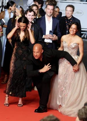 Jordana Brewster, Vin Diesel, Michelle Rodriguez Montée des marches du film The Fast and the Furious lors du 79ème Festival International du Film de Cannes, le 13 mai 2026 Jacovides Moreau Bestimage Red carpet for The Fast and the Furious at the 79th Cannes International Film Festival on May 13, 2026 Cannes France  Copyright: xJACOVIDES-MOREAUx xBESTIMAGExJACOVIDES-MOREAUx xBESTIMAGEx