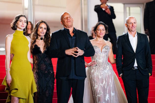Cannes - The Fast And The Furious Screening LZ Meadow Walker, Jordana Brewster, Vin Diesel, Michelle Rodriguez, and Neal H. Moritz attending the The Fast And The Furious screening during the 79th annual Cannes Film Festival at Palais des Festivals on May 13, 2026 in Cannes, France. Photo by Laurent Zabulon ABACAPRESS.COM  Copyright: xZabulonxLaurentx