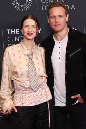 Los Angeles CA May 13: Caitriona Balfe & Sam Heughan at the special Paley Live program honoring Outlander ahead of it s season finale at the Dolby Theatre on May 13, 2026 Credit: USA - ZUMAa123 20260513_zaa_a123_027 Copyright: xAdMediax