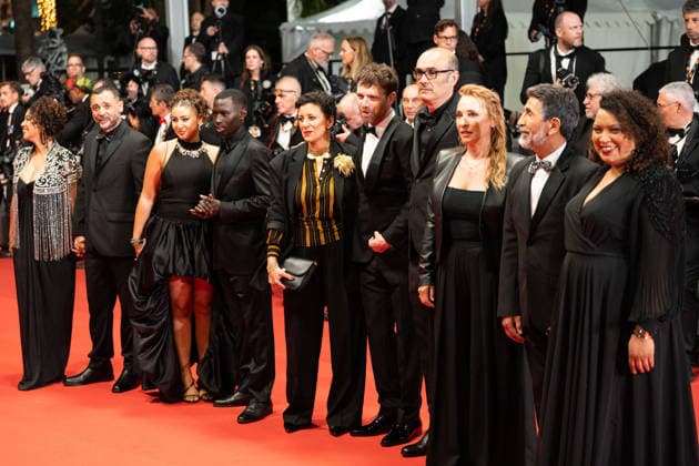 L Abandon (Forsaken) Screening - The 79th Annual Cannes Film Festival (L-R) Sandy Lewis Godefroy, Nedjim Bouizzoul, Emma Boumali, Diamadoua Sissoko, Mounira Barbouch, Antoine Reinartz, Vincent Garenq, Emmanuelle Bercot, Azize Kabouche and a guest attend the L Abandon (Forsaken) screening during the 79th annual Cannes Film Festival at Palais des Festivals, Credit:Lounis Tiar Avalon France, Cannes Copyright: xLounisxTiarx xAvalonx 1098721000