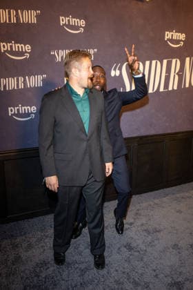 May 13, 2026, New York, United States: (L-R) Joe Massingill and Lamorne Morris attend Prime Video s Spider-Noir world premiere at Regal Times Square on May 13, 2026 in New York City. New York United States - ZUMAs197 20260513_aaa_s197_599 Copyright: xRonxAdarx