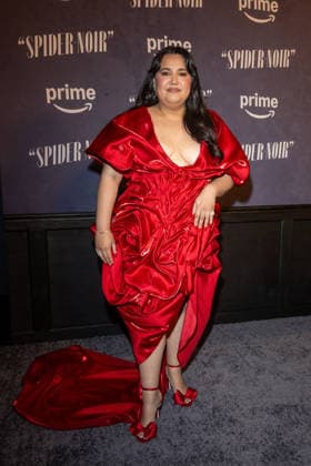 May 13, 2026, New York, United States: Karen Rodriguez attends Prime Video s Spider-Noir world premiere at Regal Times Square on May 13, 2026 in New York City. New York United States - ZUMAs197 20260513_aaa_s197_622 Copyright: xRonxAdarx