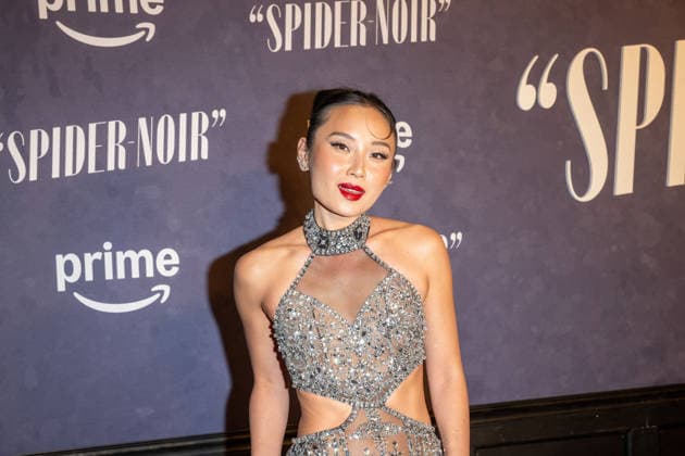 May 13, 2026, New York, United States: Li Jun Li attends Prime Video s Spider-Noir world premiere at Regal Times Square on May 13, 2026 in New York City. New York United States - ZUMAs197 20260513_aaa_s197_625 Copyright: xRonxAdarx