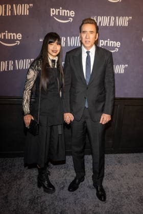 May 13, 2026, New York, United States: (L-R) Riko Shibata and Nicolas Cage attend Prime Video s Spider-Noir world premiere at Regal Times Square on May 13, 2026 in New York City. New York United States - ZUMAs197 20260513_aaa_s197_626 Copyright: xRonxAdarx