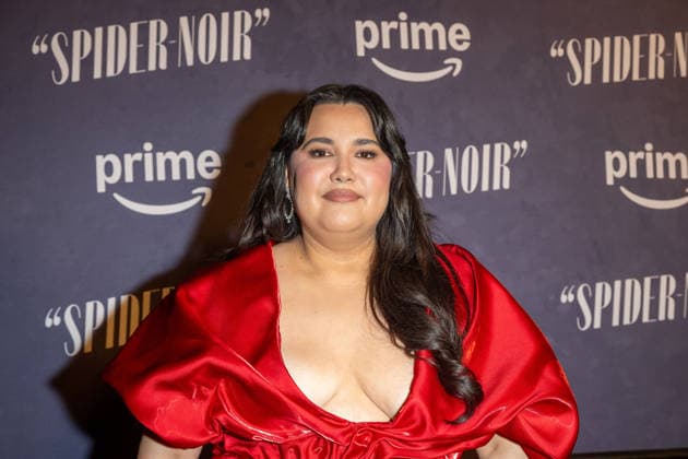 May 13, 2026, New York, United States: Karen Rodriguez attends Prime Video s Spider-Noir world premiere at Regal Times Square on May 13, 2026 in New York City. New York United States - ZUMAs197 20260513_aaa_s197_634 Copyright: xRonxAdarx