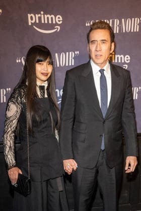 May 13, 2026, New York, United States: (L-R) Riko Shibata and Nicolas Cage attend Prime Video s Spider-Noir world premiere at Regal Times Square on May 13, 2026 in New York City. New York United States - ZUMAs197 20260513_aaa_s197_650 Copyright: xRonxAdarx