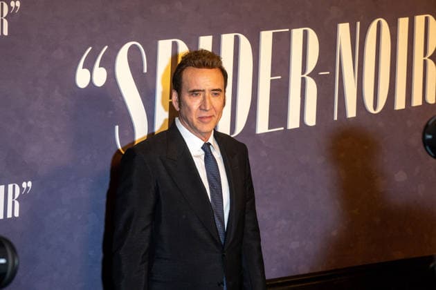 May 13, 2026, New York, United States: Nicolas Cage attends Prime Video s Spider-Noir world premiere at Regal Times Square on May 13, 2026 in New York City. New York United States - ZUMAs197 20260513_aaa_s197_659 Copyright: xRonxAdarx