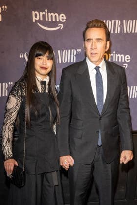 May 13, 2026, New York, United States: (L-R) Riko Shibata and Nicolas Cage attend Prime Video s Spider-Noir world premiere at Regal Times Square on May 13, 2026 in New York City. New York United States - ZUMAs197 20260513_aaa_s197_665 Copyright: xRonxAdarx