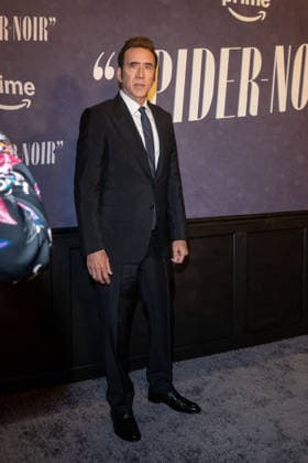 May 13, 2026, New York, United States: Nicolas Cage attends Prime Video s Spider-Noir world premiere at Regal Times Square on May 13, 2026 in New York City. New York United States - ZUMAs197 20260513_aaa_s197_666 Copyright: xRonxAdarx