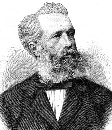 RECORD DATE NOT STATED Portrait of Friedrich Siemens Portrait of Friedrich Siemens (1826-1904) a German entrepreneur and brother of Werner von Siemens. Dated 19th Century Editorial use only. All other uses to be cleared with the copyright owner (World History Archive), in advance., WHA_095_0675.jpg, Friedrich Siemens; German entrepreneur; brother of Werner von Siemens; 19th century portrait; historical figure; German history; Siemens family; vintage portrait; businessman; German inventor; industrialist; German heritage; vintage photography; historical portrait; 1800s; German businessman; black and white; formal attire; German engineering; Siemens brothers; vintage image; German industrial revolution; historical photography; German heritage; Copyright: xWorldxHistoryxArchivex