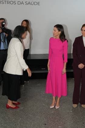 Spanish Queen Letizia attending the 17 edition of Encuetro iberoamericano sobre enfermedades raras in Madrid on Thursday, 14 May 2026. Cordon Press 