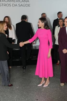 Spanish Queen Letizia attending the 17 edition of Encuetro iberoamericano sobre enfermedades raras in Madrid on Thursday, 14 May 2026. Cordon Press 