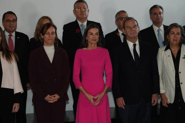 Spanish Queen Letizia attending the 17 edition of Encuetro iberoamericano sobre enfermedades raras in Madrid on Thursday, 14 May 2026. Cordon Press 