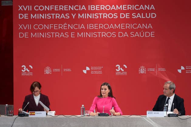 Queen Letizia presides over the inauguration of the XVII Ibero-American Conference of Ministers of Health Queen Letizia and the Minister of Health, Mónica García, preside over the inauguration of the XVII Ibero-American Conference of Ministers of Health at the Teatro Real in Madrid, on May 14, 2026, in Madrid Spain QUEEN LETIZIA HEALTH MINISTERS HEALTH 14 MAY 2026 José Madrid Madrid Madrid Spain  Copyright: xJosÃ xRuizx 7521965