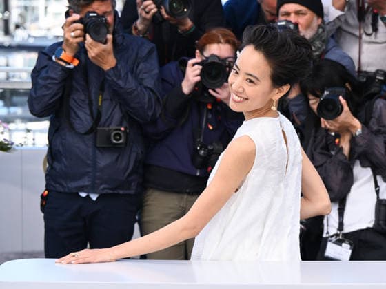 IPA84672859 - Cannes, 79th Cannes Film Festival 2026, day 2 - photocall of NAGI NOTES - Pictured: Takako Matsu, Koji Fukada and Shizuka Ishibaschi  Copyright: xAlbertoxTerenghix xPoolxPhotoxEventsx07x 84672859