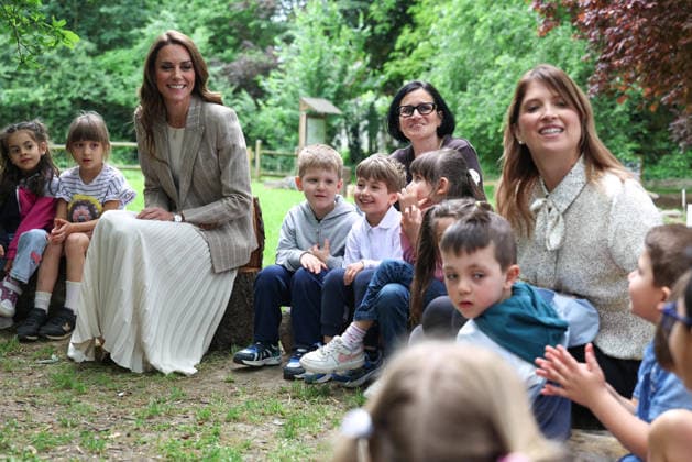 May 14, 2026, Reggio Emilia, Italy: The Princess of Wales; Kate Middleton, during a visit to the Salvador Allende pre-school, 14 May 2026. ANSA ce +++ NPK +++ NO SALES, EDITORIAL USE ONLY Reggio Emilia Italy  - ZUMAa110 20260514_zaf_a110_012 Copyright: xAndrewxParsonsx xKensingtonxPalax