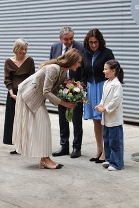 . 14 05 2026. Reggio Emilia, Italy. Kate Middleton, the Princess of Wales, arriving at a creative resource centre in Reggio Emilia in Italy, on day two of her visit to Italy.  xStephenxLockx xi-Imagesx IIM-26770-0008