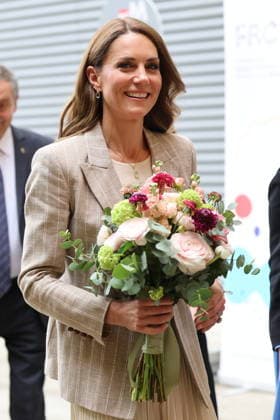. 14 05 2026. Reggio Emilia, Italy. Kate Middleton, the Princess of Wales, arriving at a creative resource centre in Reggio Emilia in Italy, on day two of her visit to Italy.  xStephenxLockx xi-Imagesx IIM-26770-0010