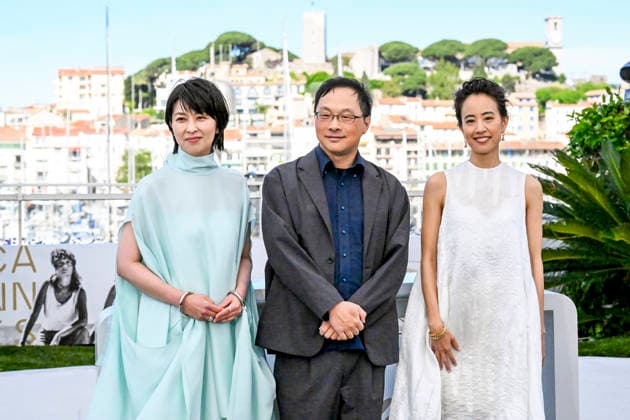 79eme Festival International du Film de Cannes Photocall with cast of Nagi Notes 79th International Cannes Film Festival Photocall with cast of Nagi Notes 455976 2026 05 14 Ishibashi, Shizuka Fukada, Kôji Matsu, Takako  Copyright: xEstellexCarlierx xStarfacex STAR_455976_006