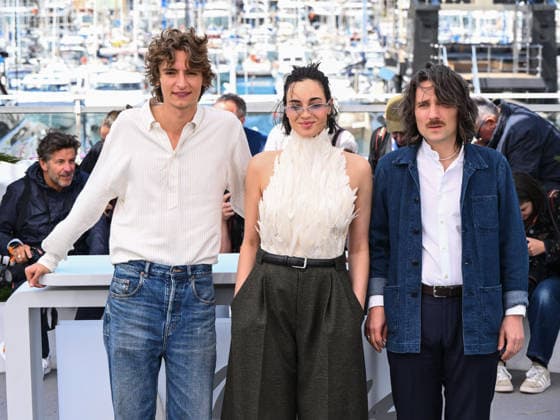 IPA84676491 - Cannes, 79th Cannes Film Festival 2026, day 2 - photocall of L Ã‚ge D Or (The Golden Age) - Pictured: BÃ renger Thouin, Souheila Yacoub and Vassili Schneider  Copyright: xAlbertoxTerenghix xPoolxPhotoxEventsx07x 84676491