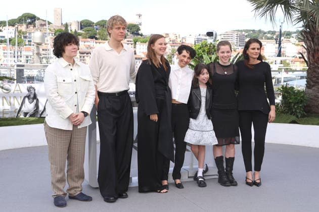 Alex C. Lo, Jakub GierszaÅ‚, Saskia Rosendahl, Manuela Martelli, Maya O Rourke, Maia Rae Domagala und Alejandra Garcia beim Photocall zum Kinofilm El Deshielo The Meltdown auf dem Festival de Cannes 2026 79 Internationale Filmfestspiele von Cannes am Palais des Festivals. Cannes, 14.05.2026