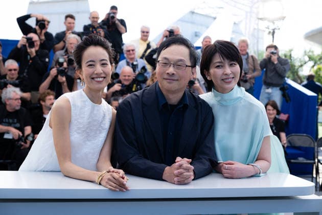 Cannes Nagi Notes Photocall LZ Takako Matsu, Kji Fukada and Shizuka Ishibashi attend the Nagi Notes Quelques jours a Nagi photocall during the 79th Cannes Film Festival in Cannes on May 14, 2026. Photo by Laurent Zabulon ABACAPRESS.COM Cannes  Copyright: xZabulonxLaurentx