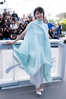 Cannes Nagi Notes Photocall LZ Takako Matsu attend the Nagi Notes Quelques jours a Nagi photocall during the 79th Cannes Film Festival in Cannes on May 14, 2026. Photo by Laurent Zabulon ABACAPRESS.COM Cannes  Copyright: xZabulonxLaurentx