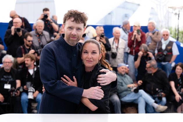 Cannes L Abandon Photocall LZ Antoine Reinartz and Mickaelle Paty attend the L Abandon Forsaken photocall during the 79th Cannes Film Festival in Cannes on May 14, 2026. Photo by Laurent Zabulon ABACAPRESS.COM Cannes  Copyright: xZabulonxLaurentx