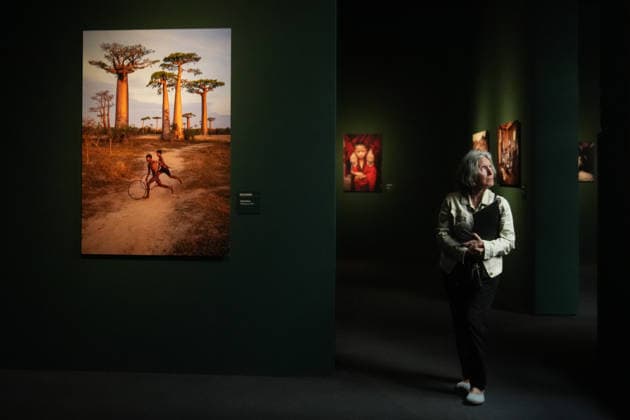 Presentation of the exhibition Icons with photographer Steve McCurry Presentation of the exhibition Icons by photographer Steve McCurry, on May 14, 2026, in Barcelona, Catalunya Spain The retrospective brings together more than 150 large format images, including the famous portrait of the Afghan girl It will be open until September 6, Monday to Sunday, with general admission at 16 euros 14 MAY 2026 PHOTOGRAPHIC EXHIBITION Barcelona, Catalunya Barcelona, Catalunya Spain  Copyright: xDavidxZorrakinox 7523015